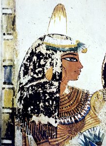 Vægmaleri af egyptisk grav af Egyptian Egyptian