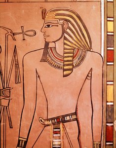 Kong Amenhotep II (Amenophis II) (fresco af Egyptian Egyptian