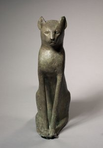 Kattekiste, 305-30 f.Kr af Egyptian Ptolemaic Period
