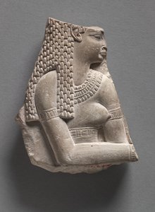 Dobbeltsidet votivrelief, græsk-romersk periode, 305-30 f.Kr af Egyptian Ptolemaic Period