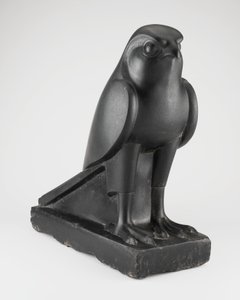 Statue af guden Horus som en falk, ptolemæisk periode af Egyptian Ptolemaic Period