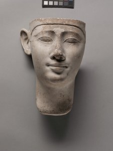 Votivhoved for en konge, 305-246 f.Kr af Egyptian Ptolemaic Period