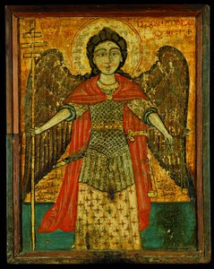 Ikon for ærkeenglen Michael (ægtempera på panel)