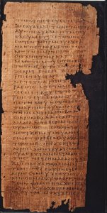 Side fra Johannesevangeliet af Egyptian School