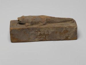 Lille kiste til en krokodille, 664-332 f.Kr. (træ)