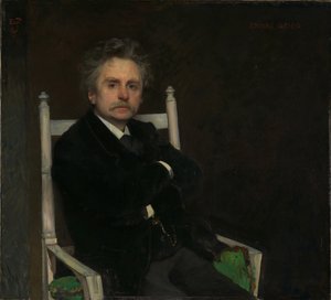 Portræt af Edvard Grieg 1843-1907, 1891.