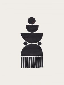 Abstrakt geometrisk totem af Ejaaz Haniff