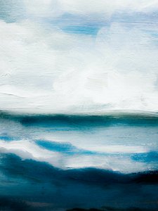 Abstrakt havhorisont af Ejaaz Haniff
