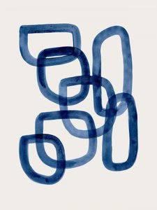 Indigo – flydende former af Ejaaz Haniff