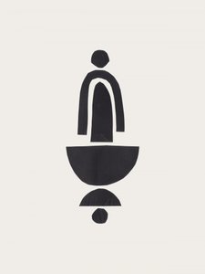 Minimalistisk sort komposition af Ejaaz Haniff