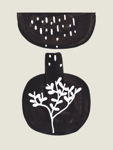 Minimalistisk botanisk vase af Ejaaz Haniff