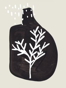 Minimalistisk vintertræ af Ejaaz Haniff