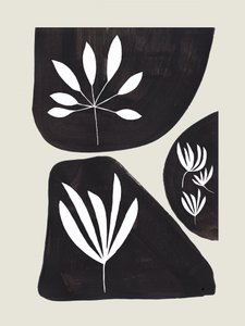 Organiske, abstrakte botaniske motiver af Ejaaz Haniff