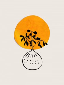 Sunny Botanical-vase af Ejaaz Haniff
