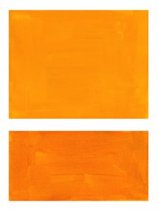 Varme, abstrakte orange nuancer af Ejaaz Haniff