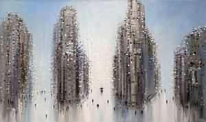 En tur gennem den regnfulde by af Ekaterina Ermilkina