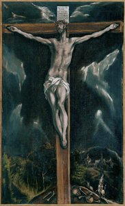 Korsfæstelse (maleri på lærred) af El (1541-1614) Greco