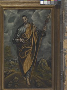 St. Judas Thaddaeus eller St. Thomas (olie på lærred)