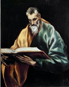 Apoter Saint Simon. Maleri af Domenikos Theotokopoulos dit El Greco (1540-1614) af El Greco
