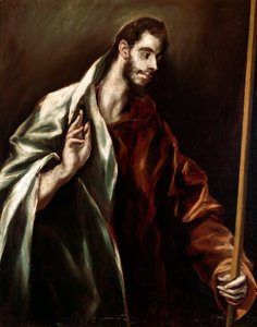 Apoter Sankt Thomas. Maleri af Domenikos Theotokopoulos dit El Greco (1540-1614) af El Greco