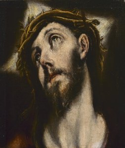Kristus bærer korset (olie på lærred)