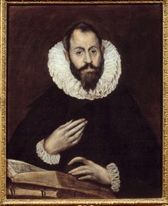 Mand portræt. Maleri af Domenikos Theotokopoulos dit El Greco (1541-1614), omkring 1600-1610. Olie på lærred. Amiens, Musee De Picardie - Portræt af en mand. Maleri af Domenikos Theotokopoulos kaldet El Greco (1541-1614), omkring 1600-1610. Olie på lærred. af El Greco