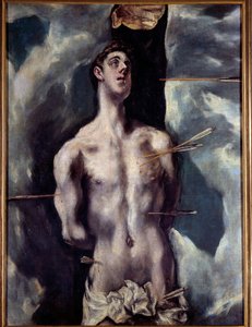 Sankt Sebastian-maleri af Domenikos Theotokopoulos Dit El Greco (1540-1614) af El Greco