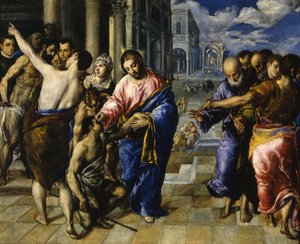 Jesus healing the blind man, c. 1573dani