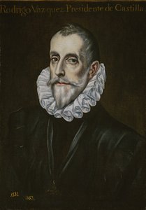 Portræt af Rodrigo Vázquez de Arce, første tredjedel af det 17. århundrede. af El Greco