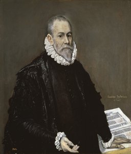 Portræt af en læge, 1582-1585 af El Greco