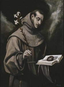 Sankt Antonius af Padua, ca. 1580 af El Greco