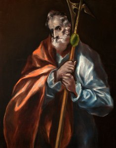 Spansk: San Judas Tadeo Apostel St Thaddeus (Jude) af El Greco