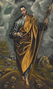 St. Judas Thaddaeus eller St. Thomas af El Greco
