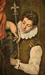 St. Louis af Frankrig eller St. Ferdinand af Castilla, c1586-1590, 1938 af El Greco