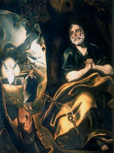 St Peters Tears, c1561-1614 af El Greco