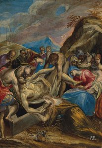 Kristi begravelse af El Greco