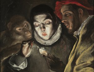 Fablen, ca. 1580 af El Greco