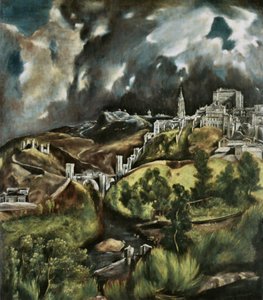 Udsigt over Toledo af El Greco