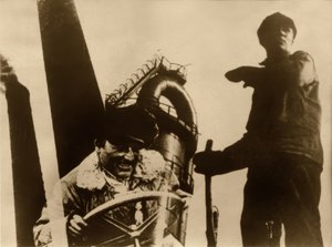 Arbejdere og skorstene af Eliezer Markowich Lissitzky