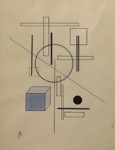 Sammensætning. 1920 af Eliezer Markowich Lissitzky