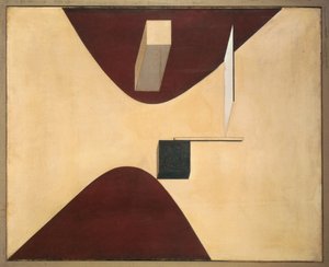 Proun P23, no. 6 af Eliezer Markowich Lissitzky