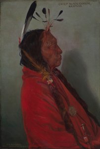 Høvding Black-Coyote af Elbridge Ayer Burbank