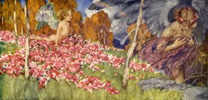 Another Way of Love (farve litho) af Eleanor Fortescue-Brickdale