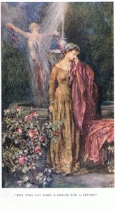 "Men hvem kan tage en drøm for en sandhed" af Eleanor Fortescue Brickdale