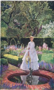 Maud er ikke sytten (litho) af Eleanor Fortescue Brickdale