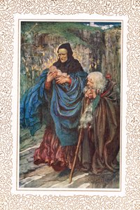 The Infant Arthur is found..., illustration fra 
