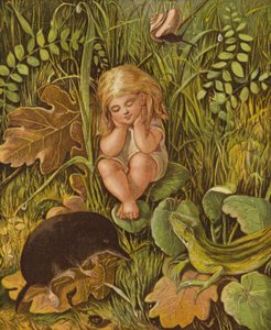 De to onde tunger (farve litho) af Eleanor Fortescue Brickdale