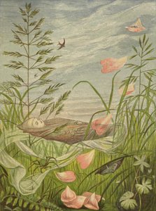 Når foråret begynder (farve litho) af Eleanor Fortescue Brickdale