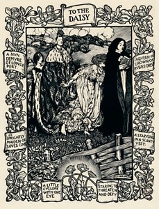 Illustration til Wordsworths Digt til Daisy, nr. 2, 1923 af Eleanor Fortescue Brickdale