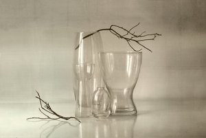 Fredfyldt stilleben i glas